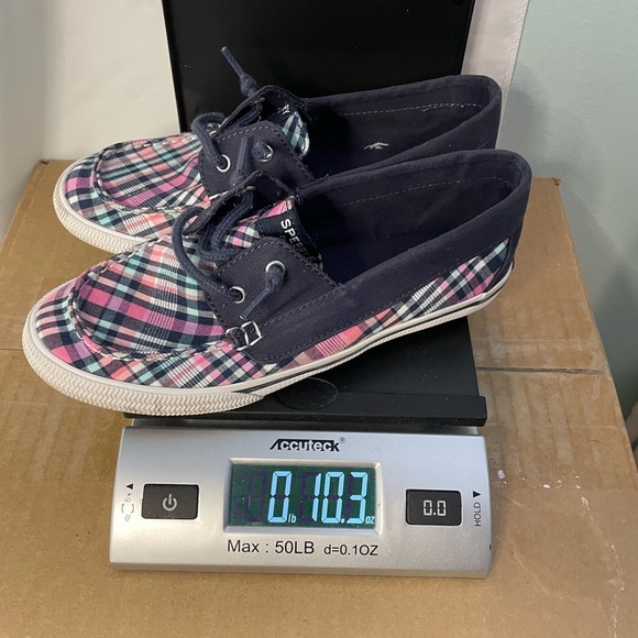 Girl’s TOP-SIDER SPERRY boat shoes • LOUNGE AWAY JR PLAID size 2‎ - Picture 8 of 8